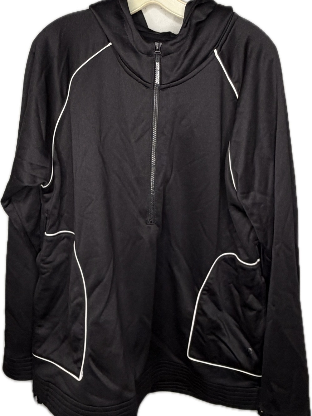 GA Performance Thick Black Pullover Jacket